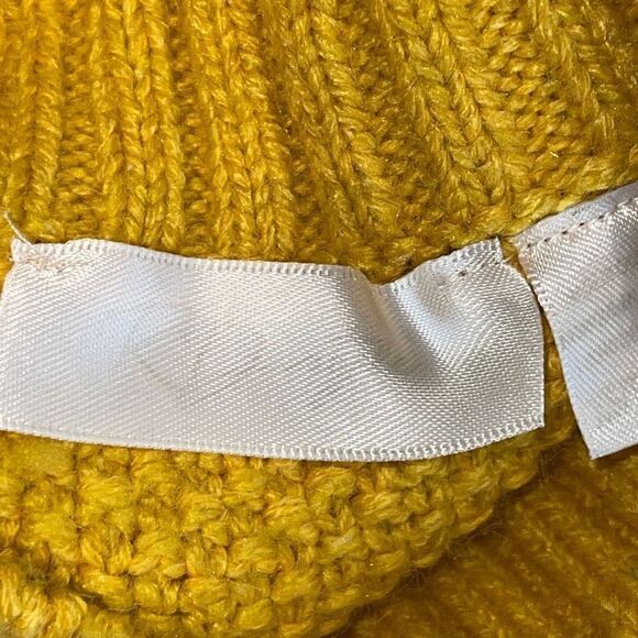 RD Style Womens Pullover Sweater Acrylic Blend Turtleneck‎ Knit Yellow Size XS - Picture 5 of 11